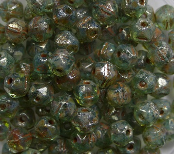 EC-04-60020-43400 english cut 4 mm aquamarine silver picasso