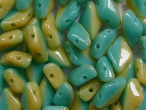 GD-63132 Turquoise Green-Ivory GemDuo Duets 10 gram - Afbeelding 1