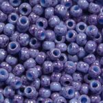 tr-08-1204 toho rounds 8-0 marbled opaque light blue-amethyst
