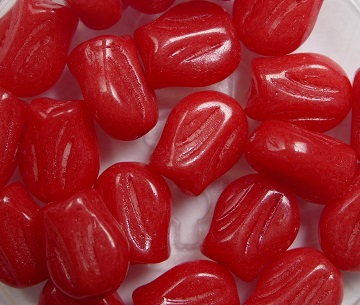 0050304 mini tulip bead 9x7 mm Alabaster Grenadine kleur 02010-32155