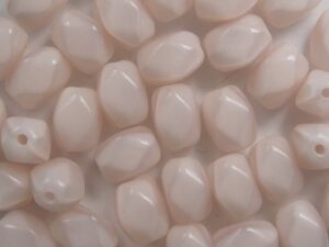 0070447 Light Pink Silk Facetted Barrel 4x6 mm 50 Pc. - Afbeelding 1