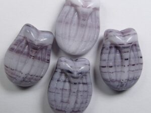 0080710 Tulip Bead Light Amethyst Purple Melee kleur 4 Pc. - Afbeelding 1