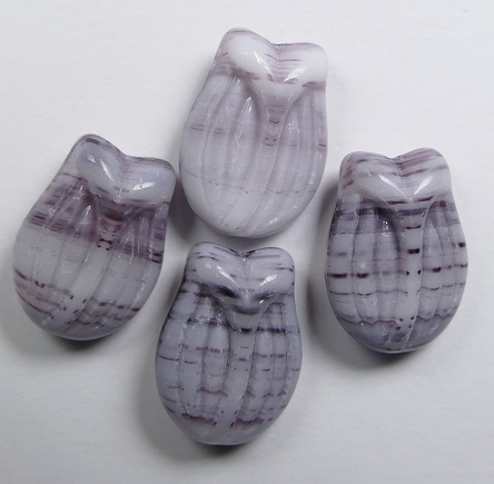0080710 tulip bead Light Amethyst Purple Melee kleur R2238