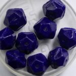 0090431 10 mm english cut Semi Matte Dark Royal Blue kleur 33070