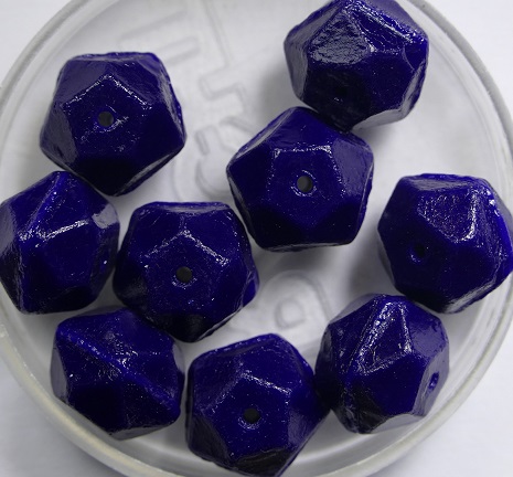 0090431 10 mm english cut Semi Matte Dark Royal Blue kleur 33070