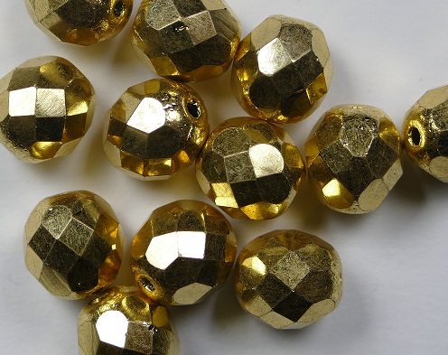 FP1-08-00030-26200 firepolish 8 mm aurum gold coated
