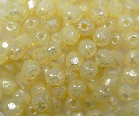 fp1-04-01000-15481 firepolish 4 mm facet white opal silver splash