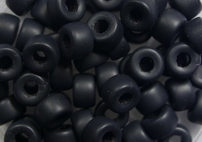 0010509 roller bead 6x4 mm matte jet color 23980-84110