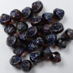 0030340 Light Amethyst Picasso Turbine Beads 8 mm color 20020-86800
