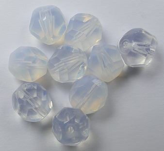0140267 Transparent White opal melee Special Cut Apollo Eagle 12 mm color 01000