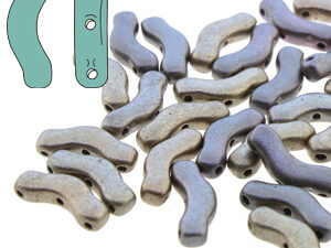 BrB-00030-01670 Bridge Beads Matte Metallic Leather 5 gram - Afbeelding 1