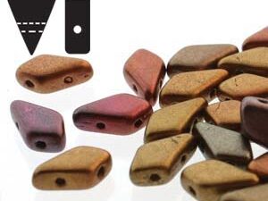 KT-00030-01640 Kite Beads Matte Metallic Bronze Iris 10 gram - Afbeelding 1