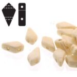 KT-03000-14413 kite beads chalk white champagne luster