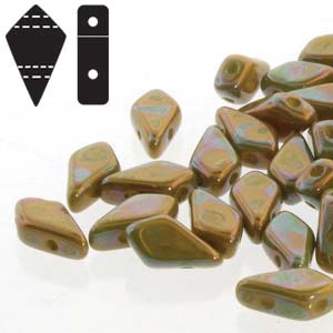 KT-83120-15001 kite beads opaque yellow nebula