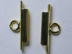 M-TUBE-G-10 goudkleur Miyuki Slide End Tubes 10 mm