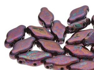NV-23980-15781 Jet Iris Luster Navette Beads 10 gram