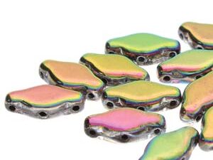 NV-23980-28103 Jet Full Vitrail Navette Beads 10 gram