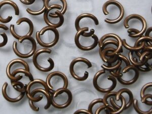 OR-04-B Open ringetjes Brons, 4 mm
