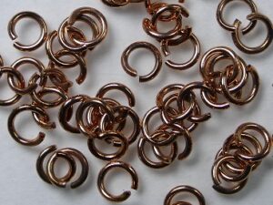 OR-04-K Open ringetjes, Koper, 4 mm