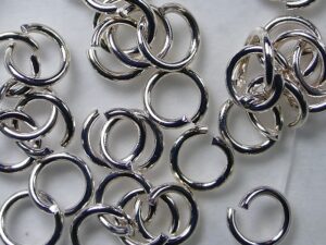 OR-06-LRG Open ringetjes, Licht rose goud, 6 mm