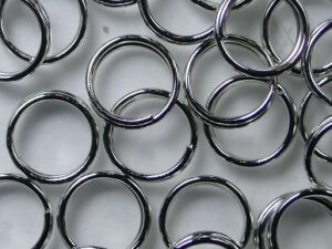 SR-08-ZK Splitringetjes Zilverkleur 8 mm