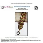 better together bracelet met ginko, bridge of navette beads