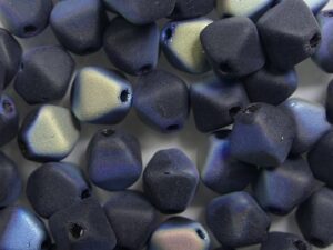 0010512 Matte Jet AB dubbele piramide. 40 Pc. - Afbeelding 1