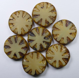0040261 sun beads 18 mm ivory picasso color 13020-86800