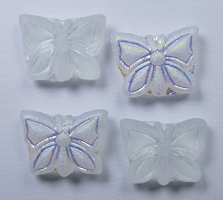 0150190 butterfly beads matte crystal ab color 00030-84100-28701