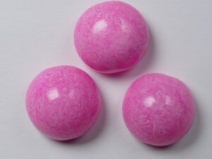 DO-B-02010-30004 Dome Beads Alabaster Bright Pink 8 Pc.