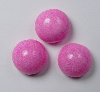 DO-B-02010-30004 dome beads alabaster bright pink
