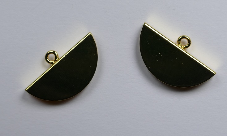 con21gp halfronde veterklem 18 mm gold plated