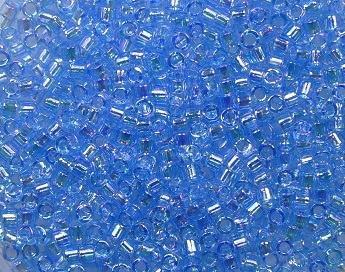 db-11-0176 miyuki delica 11-0 transparent light sapphire ab