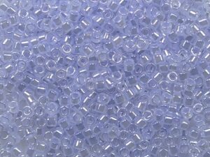 DB-11-0257 Lined Crystal Light Sapphire Luster Miyuki Delica's 11/0