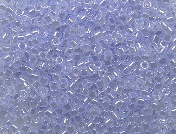 db-11-0257 miyuki delica 11-0 lined crystal light sapphire