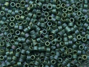 DB-11-0373 Matte Metallic Leaf Green Miyuki Delica's 11/0 - Afbeelding 1