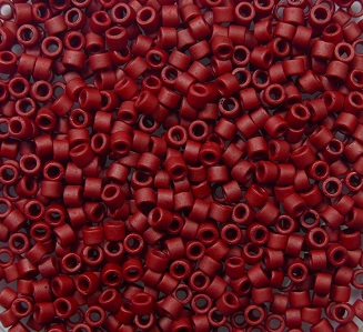 db-11-0378 miyuki delica 11-0 matte metallic dark maroon color 378