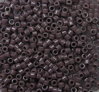 db-11-0735 miyuki delica 11-0 opaque dark mauve color 735