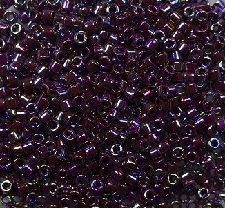 db-11-1574 miyuki delica 11-0 opaque currant ab color 1574