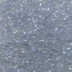 db-11-1677 Miyuki Delica 11-0 pearl lined transparent pale gray AB color 1677