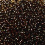 db-11-1684 miyuki delica 11-0 silver glazed mahogany brown color 1684