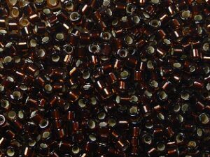 DB-11-1684 Silver Glazed Mahogany Brown Miyuki Delica's 11/0 - Afbeelding 1