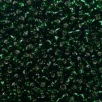 tr-11-0036 toho 11-0 silver lined green emerald