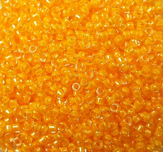tt-01-0801 toho treasures 11-0 luminous neon tangerine color 801
