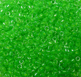 tt-01-0805 toho treasures 11-0 luminous neon green color 805