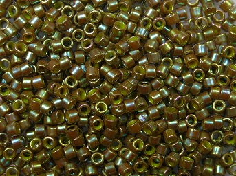 tt-01-1627 toho treasures 11-0 opaque rainbow khaki