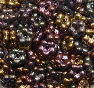 FN-00030-01640 forget-me-nots 5 mm matte metallic bronze iris