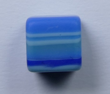 Pol-cub8z-blm polaris cubes 8 mm zebra blauw melee