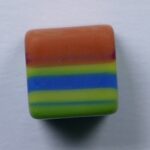 Pol-cub8z-mco polaris cubes 8 mm zebra mixed colors