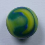 Pol-r12z-blgrm polaris round 12 mm zebra blauw groen melee